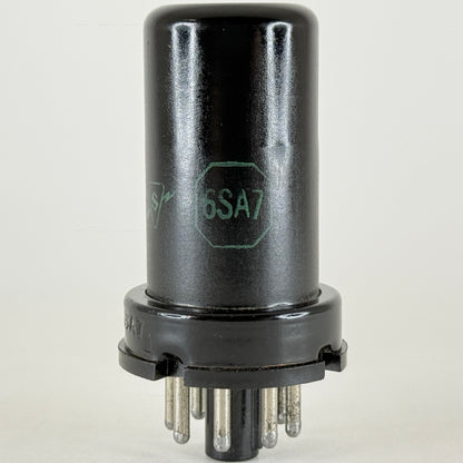 (1) Tested 1952 Sylvania 6SA7 Tube with Box Code 252 Pentagrid Converter Tube