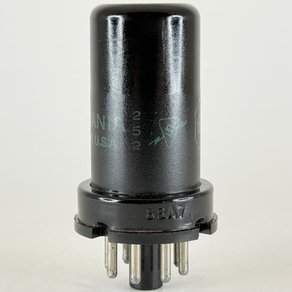 (1) Tested 1952 Sylvania 6SA7 Tube with Box Code 252 Pentagrid Converter Tube