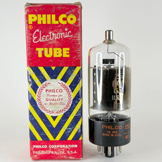 (1) Tested Philco 25BQ6GA 25CU6 Tube and Box Code EXT 25BQ6GA Tube 25CU6 Tube