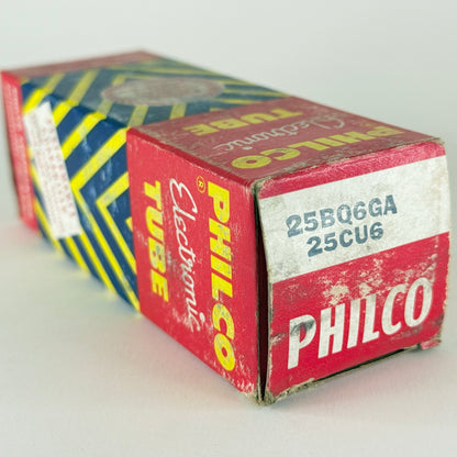 (1) Tested Philco 25BQ6GA 25CU6 Tube and Box Code EXT 25BQ6GA Tube 25CU6 Tube