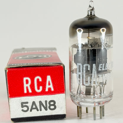 (1) Tested RCA 5AN8 Tube with Box Date Code KQ Triode Pentode Vacuum Tube