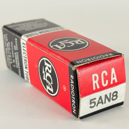 (1) Tested RCA 5AN8 Tube with Box Date Code KQ Triode Pentode Vacuum Tube
