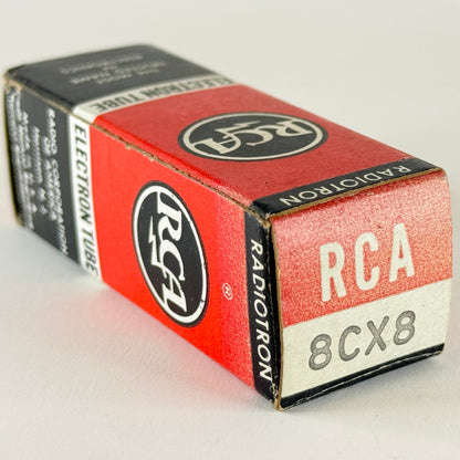 (1) Tested Very Strong RCA 8CX8 Tube and Box Date Code NG Triode Pentode Tube