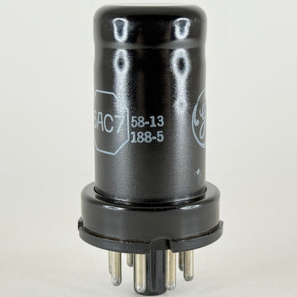 (1) Tested GE 6AC7 Tube Date Code 58-13 General Electric 6AC7 Pentode Tube