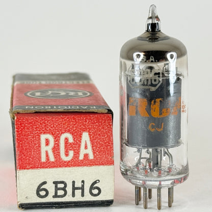 (1) Tested RCA 6BH6 Tube with Box Date Code CJ Sharp Cutoff Pentode Vacuum Tube