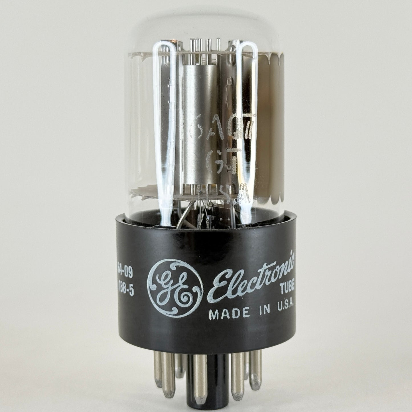 (1) Tested GE 6AQ7GT Tube Date Code 64-09 General Electric 6AQ7 GT Vacuum Tube