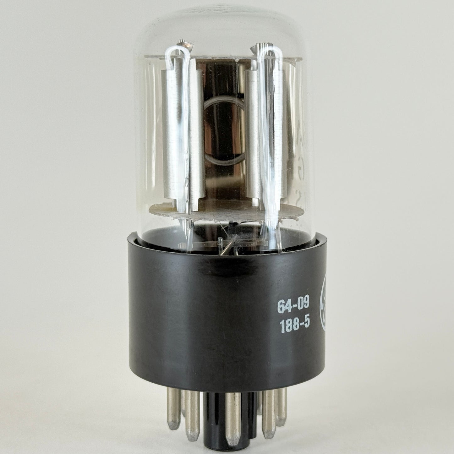 (1) Tested GE 6AQ7GT Tube Date Code 64-09 General Electric 6AQ7 GT Vacuum Tube
