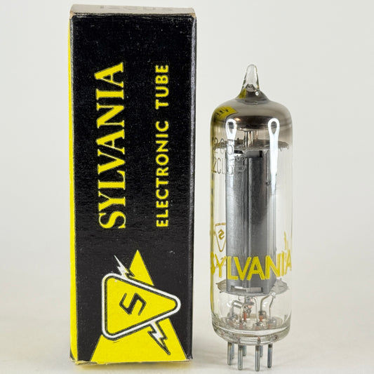 (1) Tested Sylvania 12CU5 12C5 Tube with Box Date Code ef ABF 12CU5 Tube 12C5