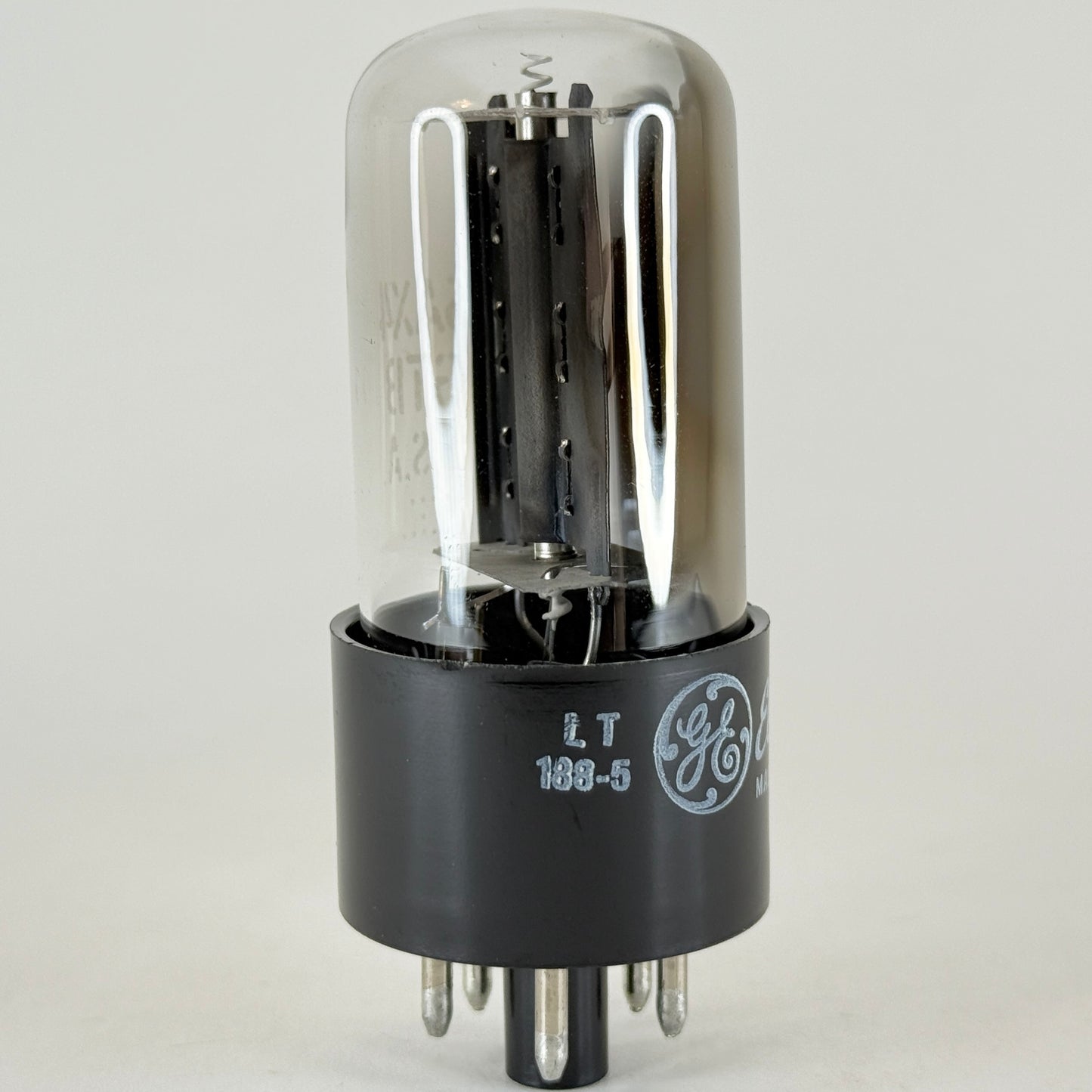 (1) Tested GE 6AX4GT Tube with Box Code LT General Electric 6AX4 GT Rectifier