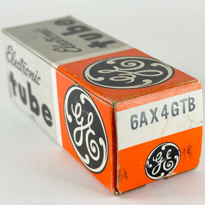 (1) Tested GE 6AX4GT Tube with Box Code LT General Electric 6AX4 GT Rectifier