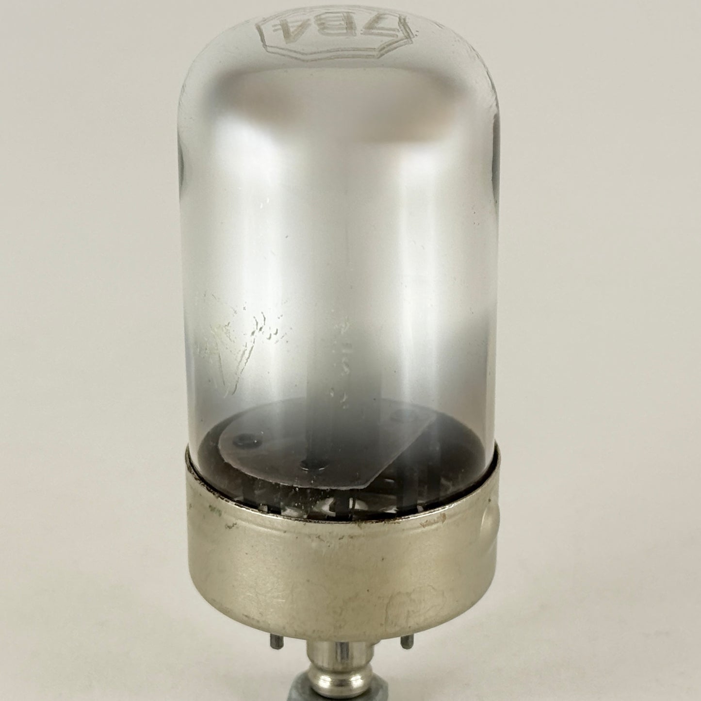 (1) Tested 1957 Sylvania 7B4 Tube Code 7-52 Triode Loctal Tube Loktal Tube (a)