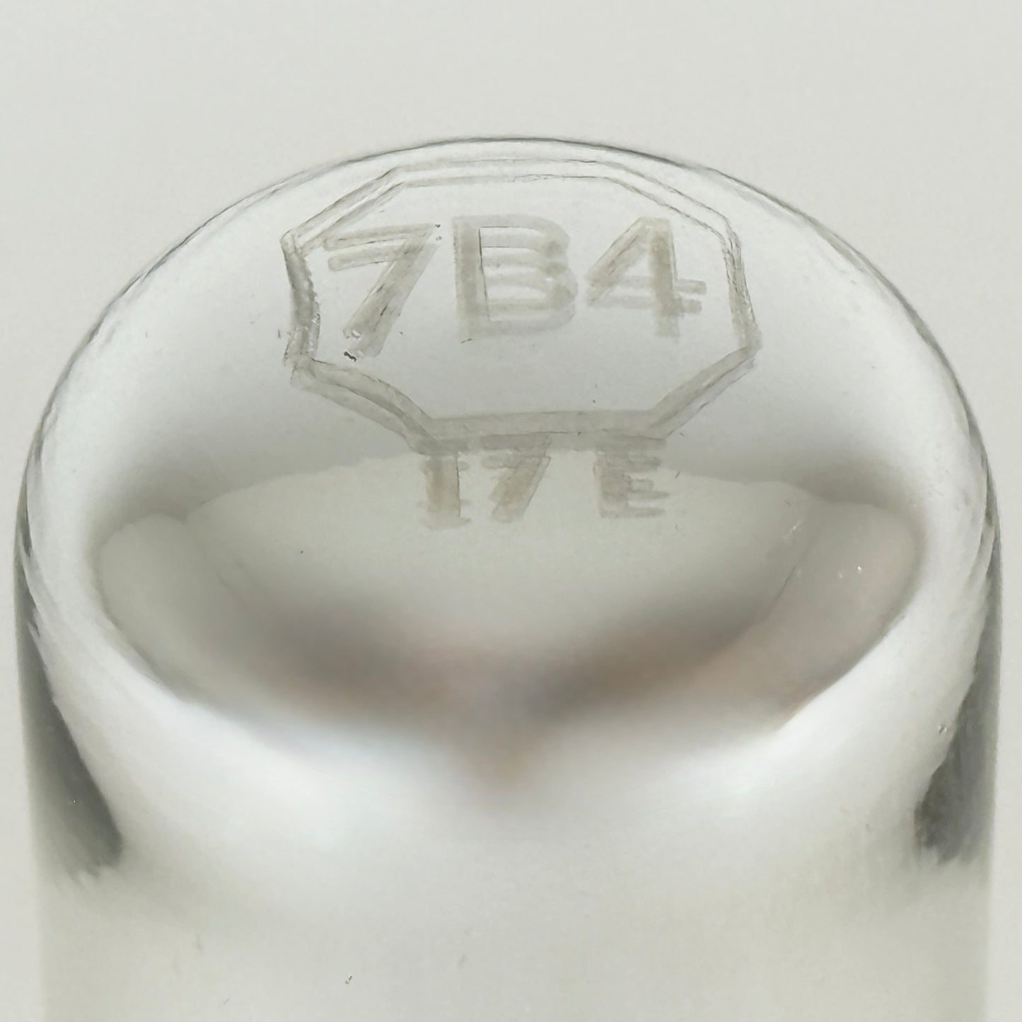 (1) Tested 1957 Sylvania 7B4 Tube Code 7-52 Triode Loctal Tube Loktal Tube (a)