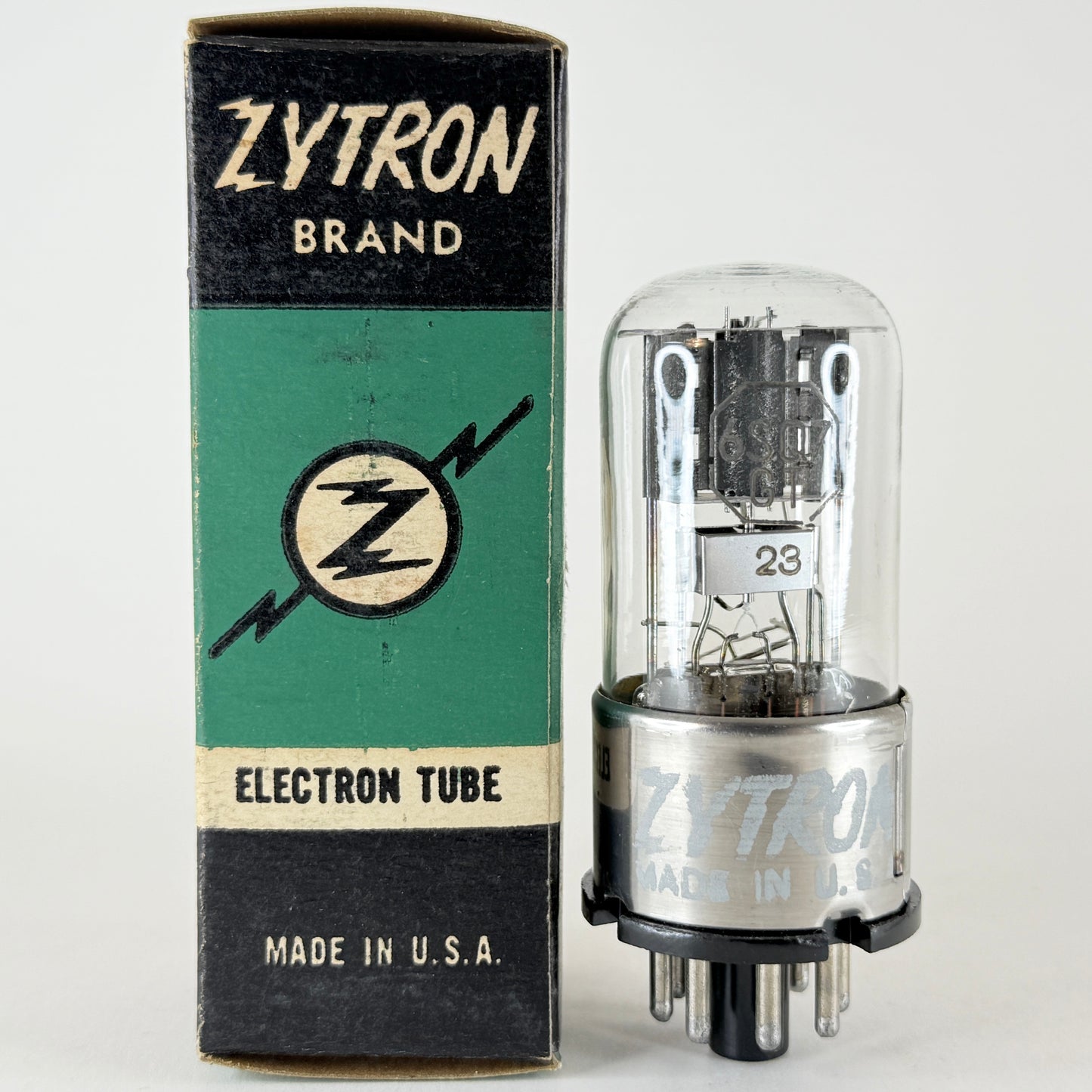 (1) Tested Zytron 6SQ7GT Tube with Box Date Code 708 6SQ7 GT  Vacuum Tube