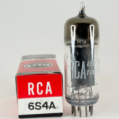 (1) Tested RCA 6S4A Tube and Box Date Code KP Medium Mu Triode Vacuum Tube