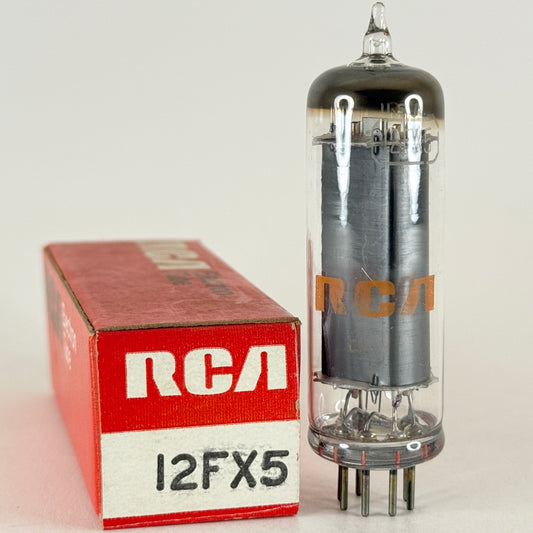 (1) Tested RCA 12FX5 Tube with original Box Date Code EJ Pentode Vacuum Tube