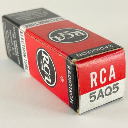 (1) Tested RCA 5AQ5 Tube with Original Box Beam Power Pentode Vacuum Tube
