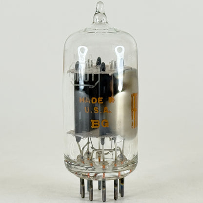 (1) Tested RCA 9AU7 Tube with Box Date Code BG RCA 9AU7 Double Triode Tube