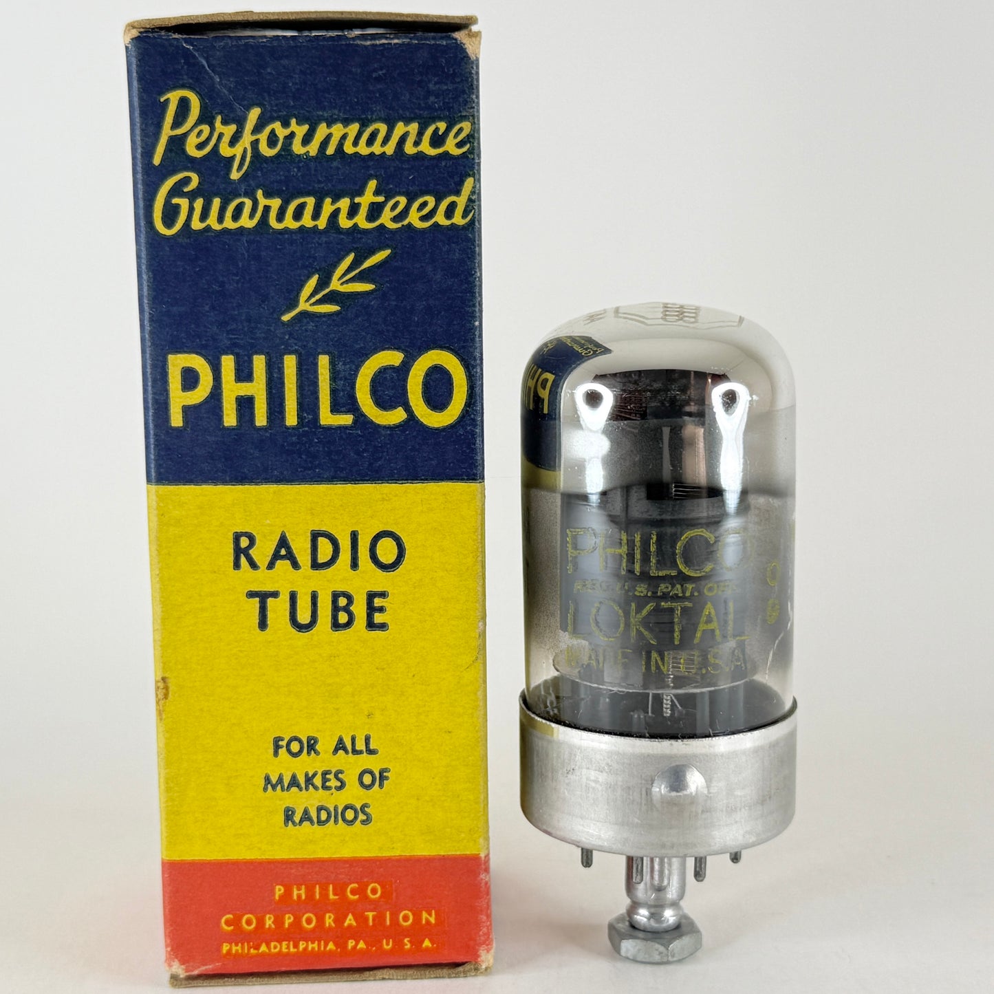 (1) Tested Philco 14B8 Tube with Box Date Code 09 Pentagrid Converter Tube