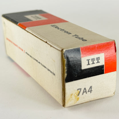 (1) Tested ITT 7A4 Tube with Box Code 126 Loctal Tube Medium Mu Triode Tube