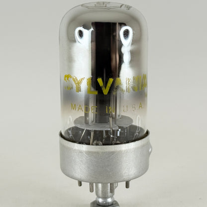 (1) Tested Sylvania 14B6 Tube with Box Date Code W Double Diode Triode Tube