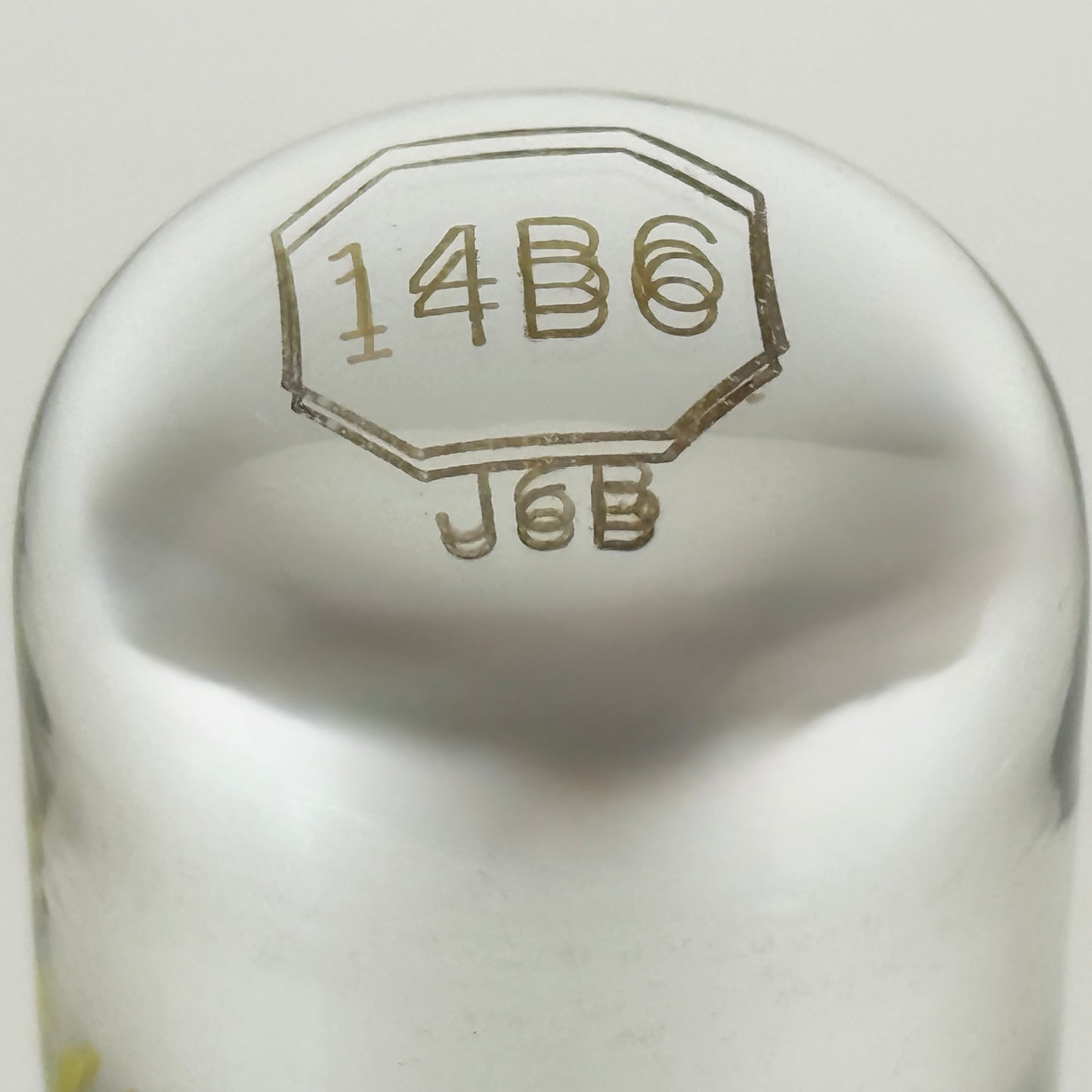 (1) Tested Sylvania 14B6 Tube with Box Date Code W Double Diode Triode Tube