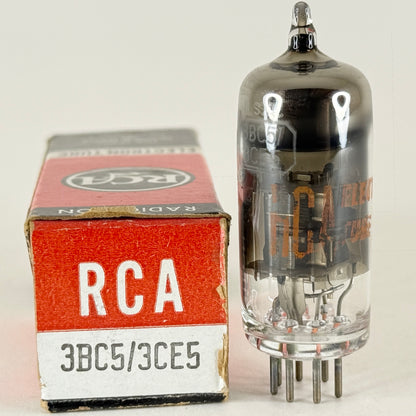(1) Tested RCA 3BC5 3CE5 Tube with Box Date Code BN Sharp Cutoff Pentode Tube