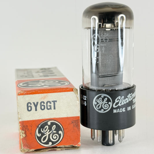 (1) Tested GE 6Y6GT Tube with Box Date Code 62-22 General Electric 6Y6 GT Tube