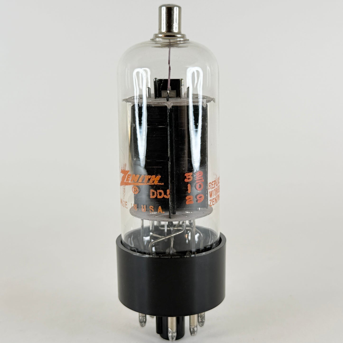 (1) Tested Zenith 6BQ6GTB 6CU6 Tube with Box Code 2-09 6BQ6 GTB Tube 6CU6 Tube