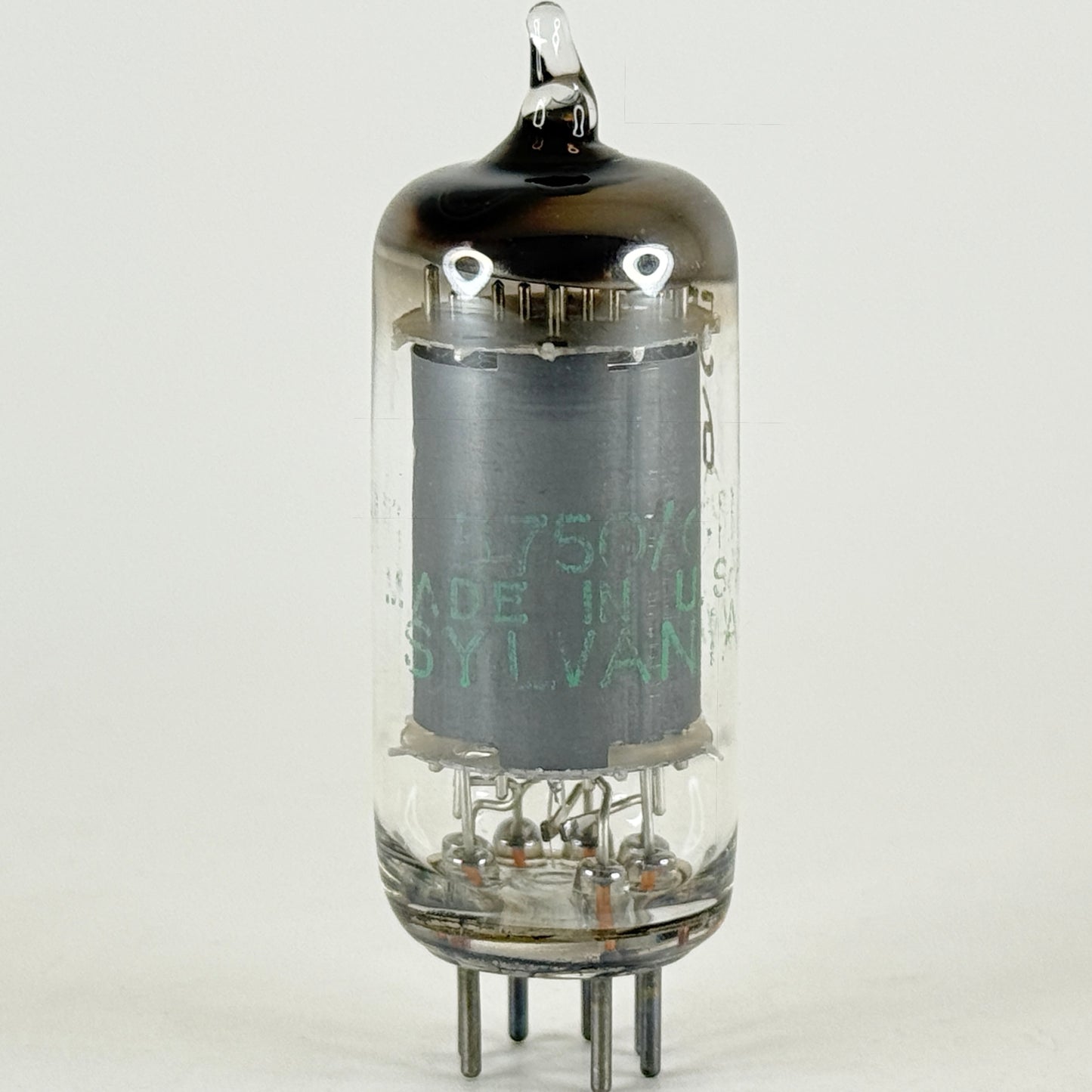 (1) Tested 1961 Sylvania JHS 5750 6BE6W Tube with Box Code 6130 6BE6 W Tube