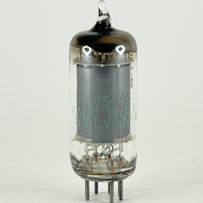 (1) Tested 1961 Sylvania JHS 5750 6BE6W Tube with Box Code 6130 6BE6 W Tube