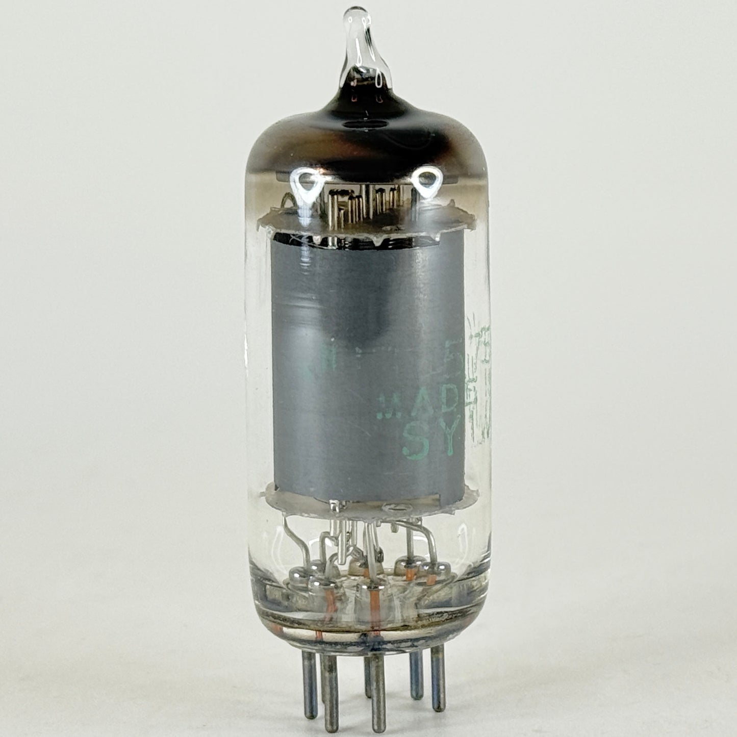 (1) Tested 1961 Sylvania JHS 5750 6BE6W Tube with Box Code 6130 6BE6 W Tube