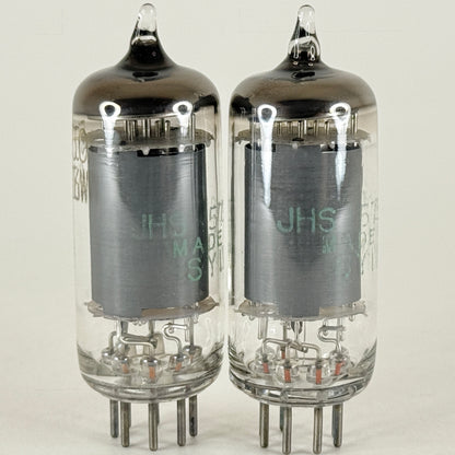 Tested Matched Pair 1961 Sylvania JHS 5750 6BE6W Tubes Code 6130 6BE6 W Tubes