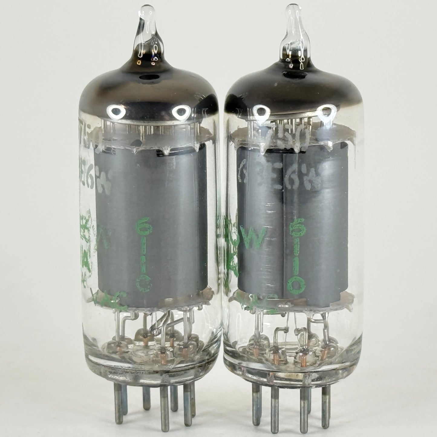 Tested Matched Pair 1961 Sylvania JHS 5750 6BE6W Tubes with Boxes Code 6130