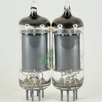 Tested Matched Pair 1961 Sylvania JHS 5750 6BE6W Tubes with Boxes Code 6130