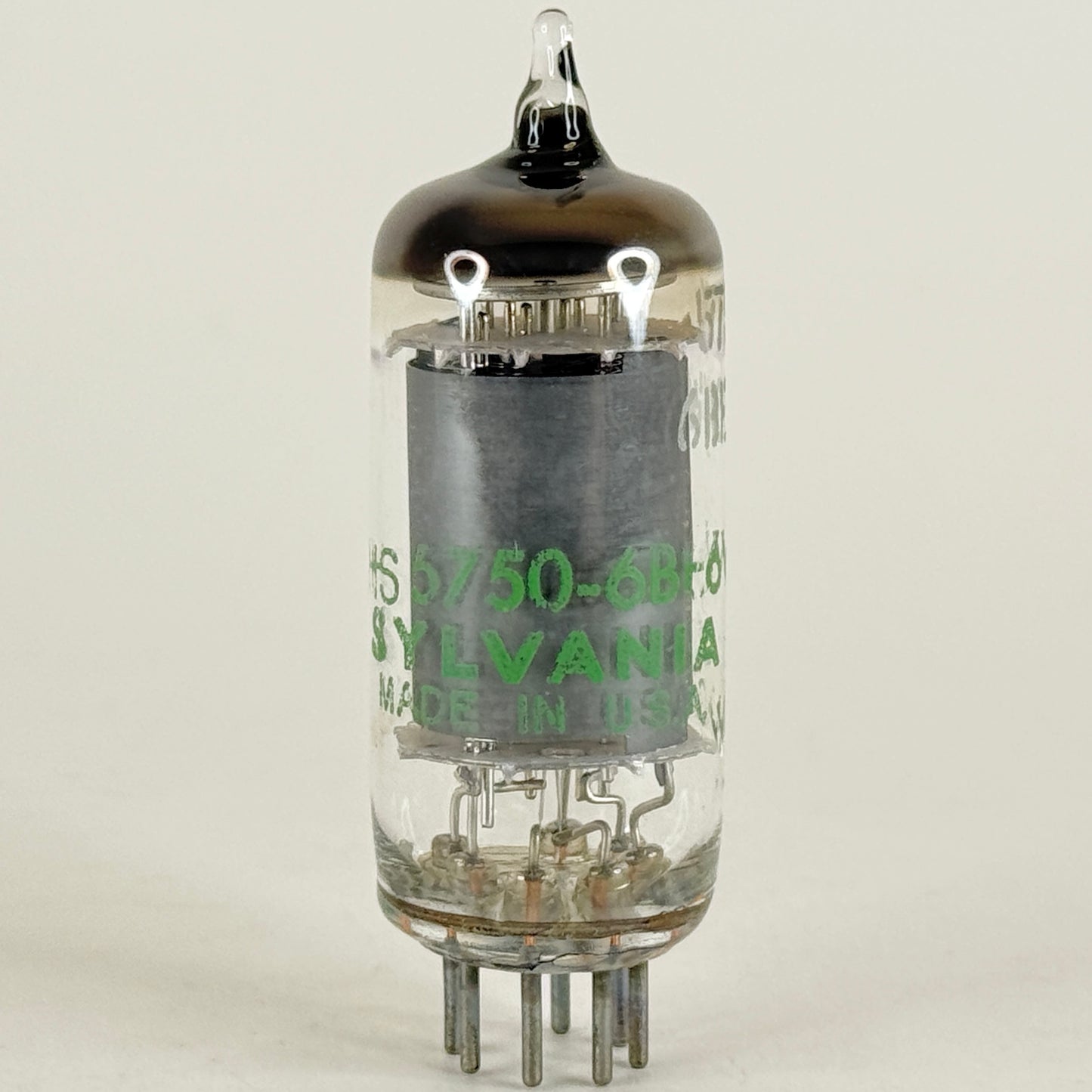 (1) Tested 1961 Sylvania JHS 5750 6BE6W Tube with Box Code 6110 6BE6 W Tube