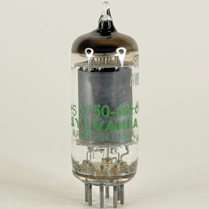 (1) Tested 1961 Sylvania JHS 5750 6BE6W Tube with Box Code 6110 6BE6 W Tube