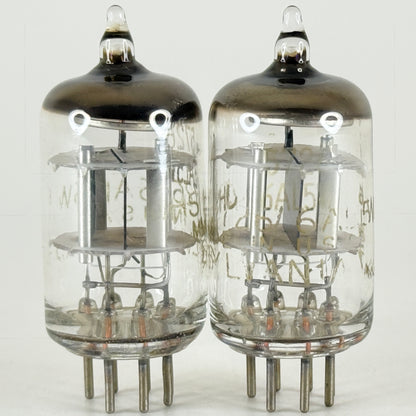 Tested Matched Pair 1961 Sylvania JHS 5726 6AL5W Tubes Gold Letters Codes 61-37