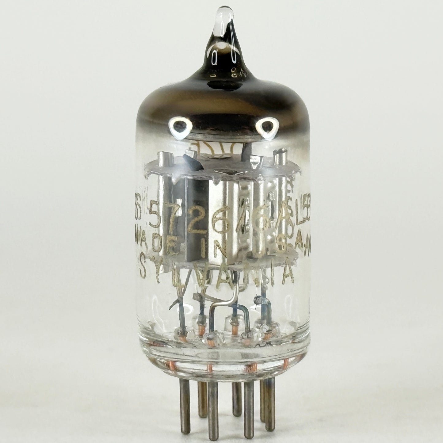 (1) Tested 1962 Gold Letters Sylvania JHS 5726 6AL5W Tube 6AL5 W Code 62-09 (a)