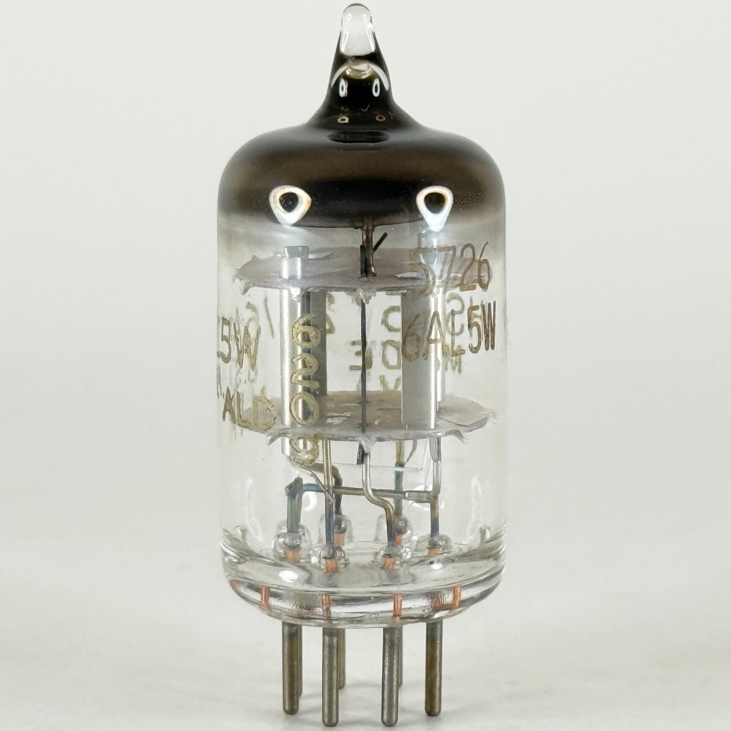 (1) Tested 1962 Gold Letters Sylvania JHS 5726 6AL5W Tube 6AL5 W Code 62-09 (a)