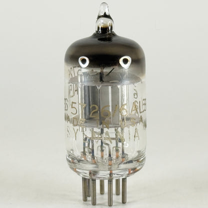 (1) Tested 1962 Sylvania JHS 5726 6AL5W Tube Gold Letters 6AL5 W Code 62-09 (b)