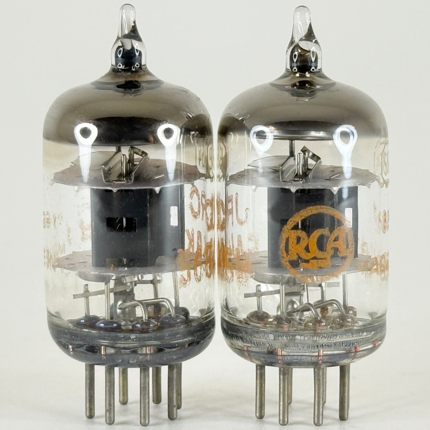 Tested Matched Pair of 1962 RCA JRC 5654 6AK5W Tubes with Boxes Date Codes 62-13