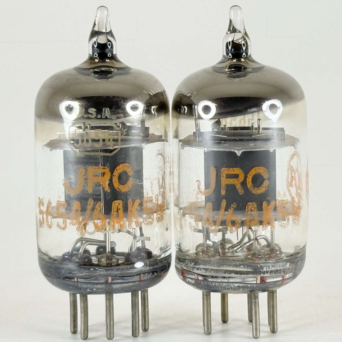 Tested Matched Pair of 1962 RCA JRC 5654 6AK5W Tubes with Boxes Date Codes 62-13