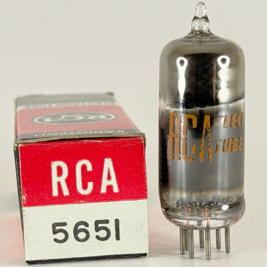 (1) Tested RCA 5651 Tube with Box Date Code 6230 Voltage Regulator Vacuum Tube