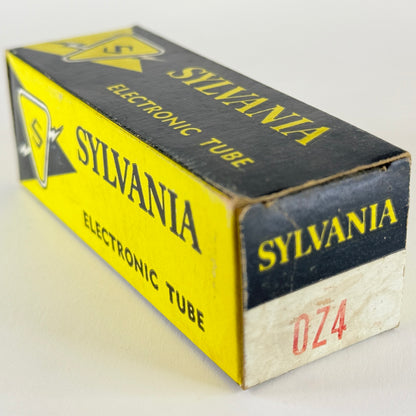 (1) Tested 1964 Sylvania 0Z4 Tube and Box Code lf YRM 0Z4 Gas Rectifier Tube (a)
