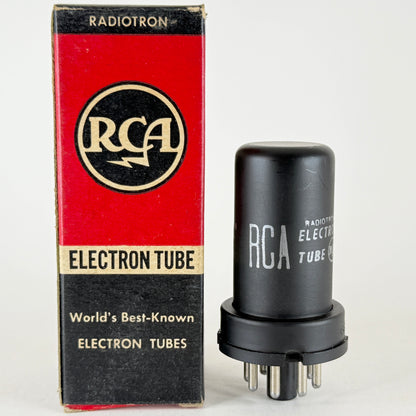 (1) Tested Very Strong RCA 6SA7 Tube with Box Date Code 243 Pentagrid Converter