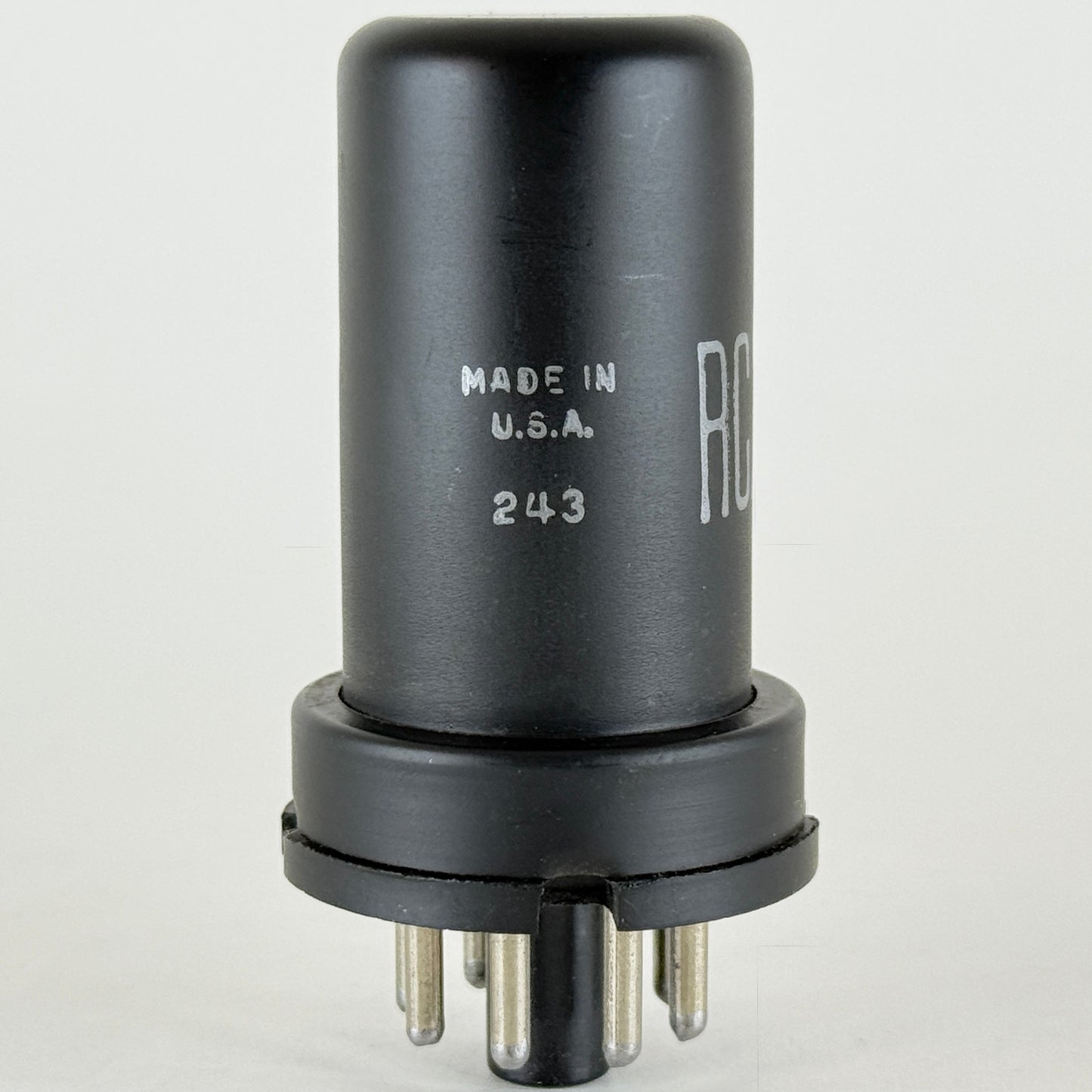 (1) Tested Very Strong RCA 6SA7 Tube with Box Date Code 243 Pentagrid Converter