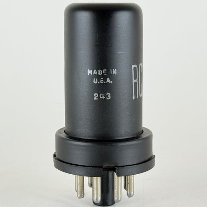 (1) Tested Very Strong RCA 6SA7 Tube with Box Date Code 243 Pentagrid Converter