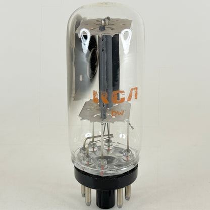 (1) Tested RCA 6AX4GTB Tube with Box Code DW Coin Base RCA 6AX4 GTB Rectifier