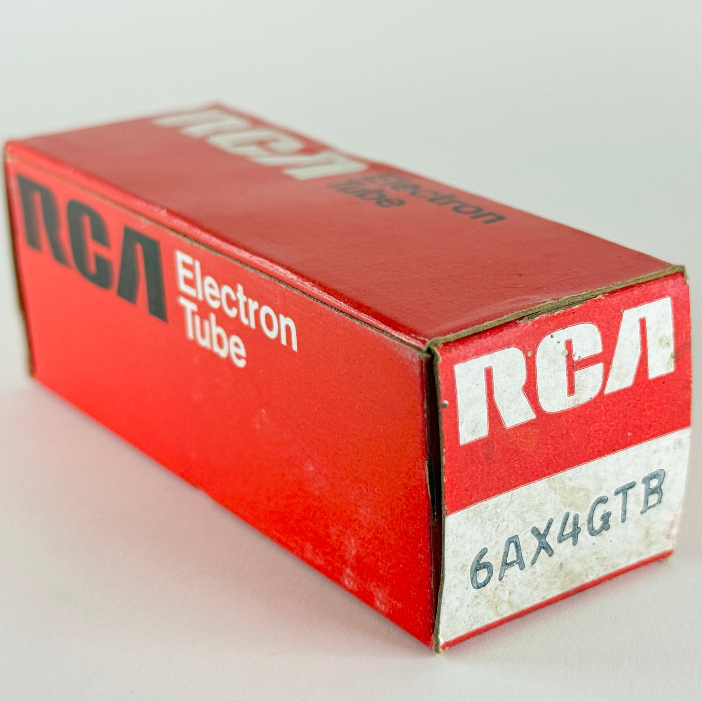 (1) Tested RCA 6AX4GTB Tube with Box Code DW Coin Base RCA 6AX4 GTB Rectifier
