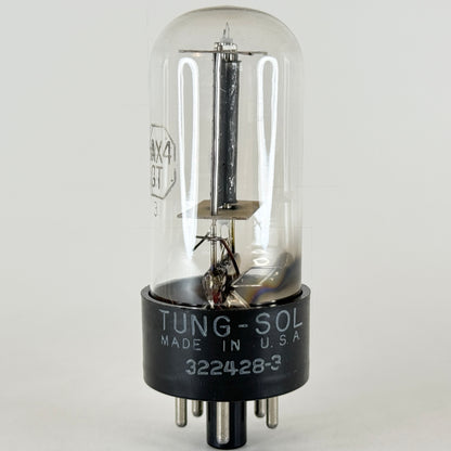 (1) Tested 1954 Tung Sol 6AX4GT Tube Code 428-3 6AX4 GT Half Wave Rectifier Tube